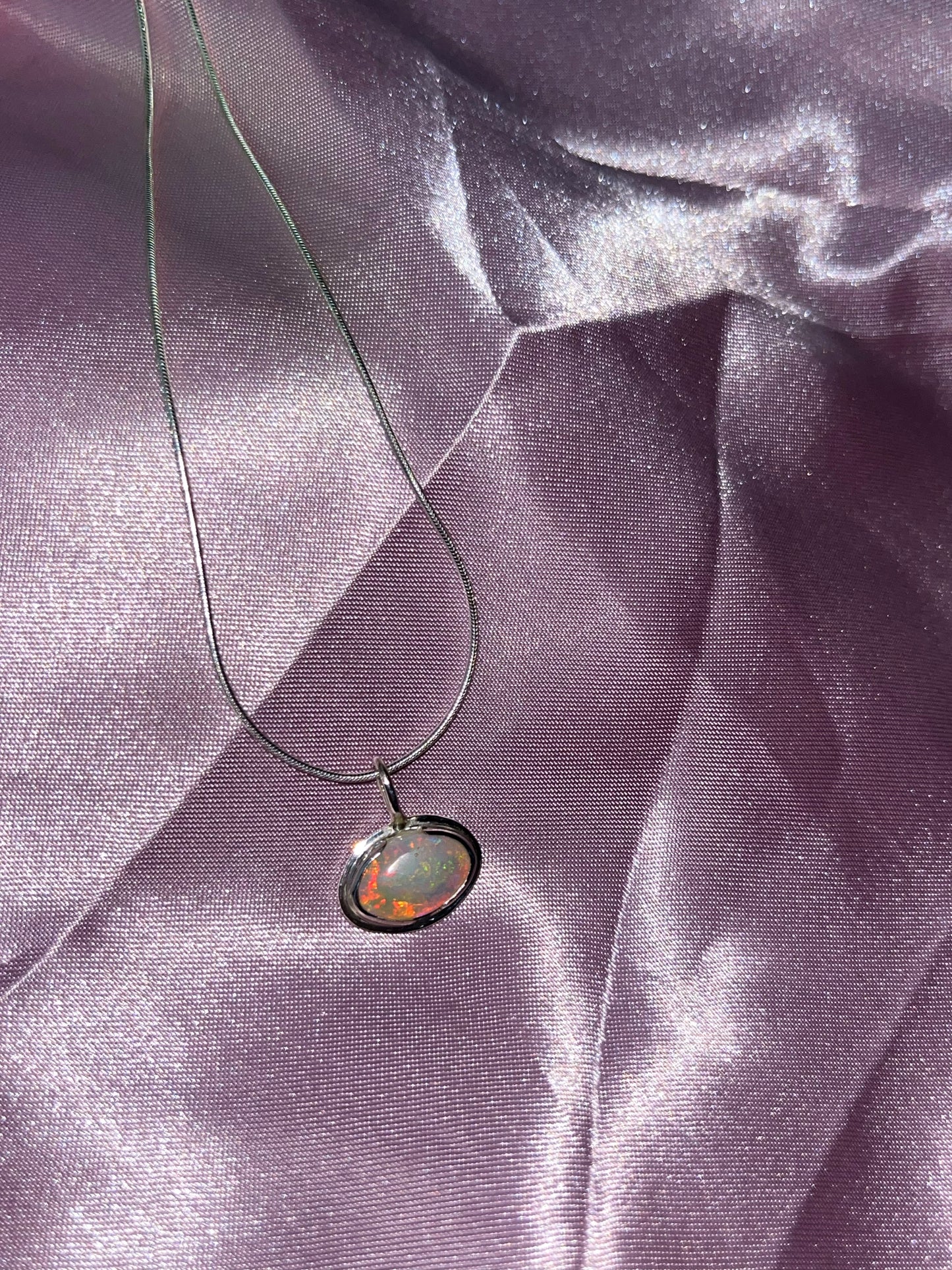 Oval opal Pendant