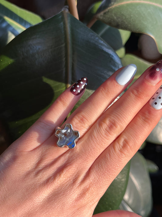 Flower Opal Ring