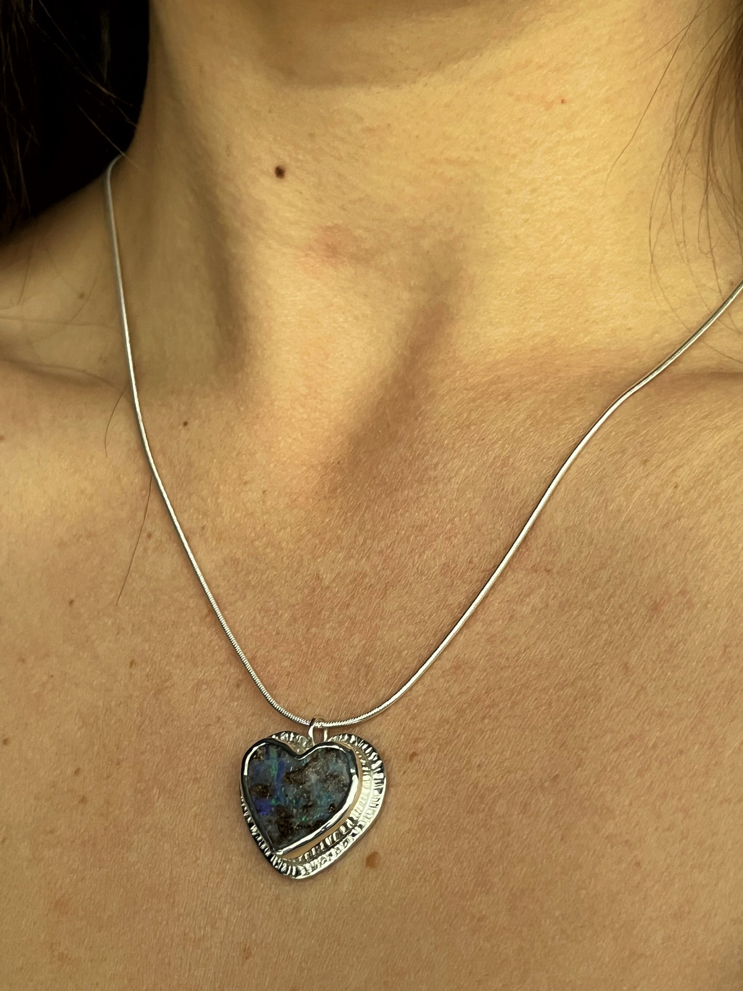 Starburst Heart Pendant