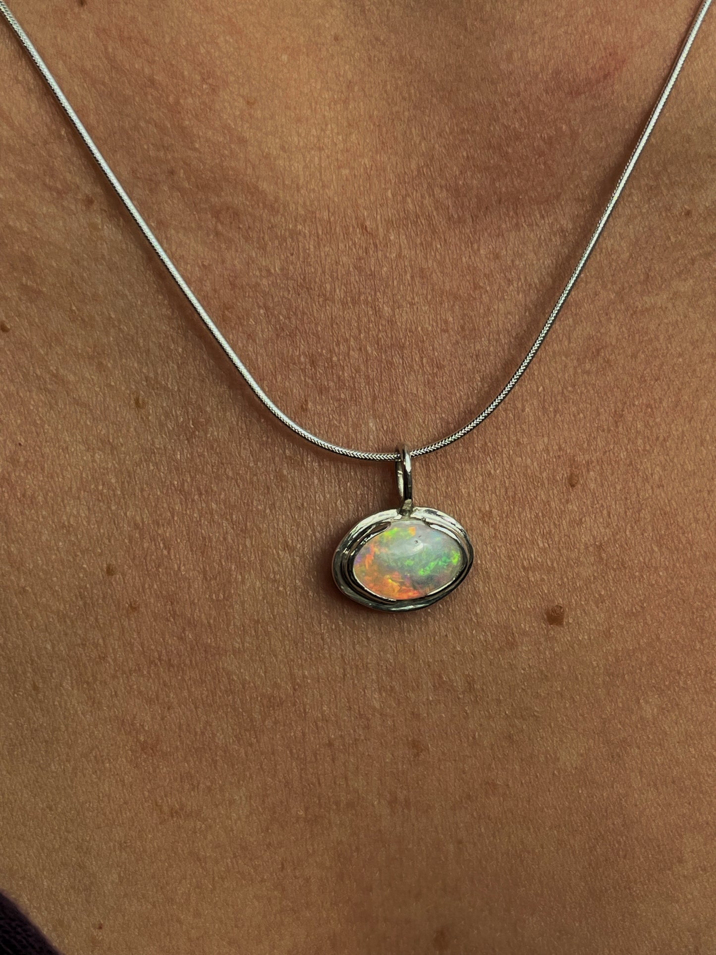 Oval opal Pendant