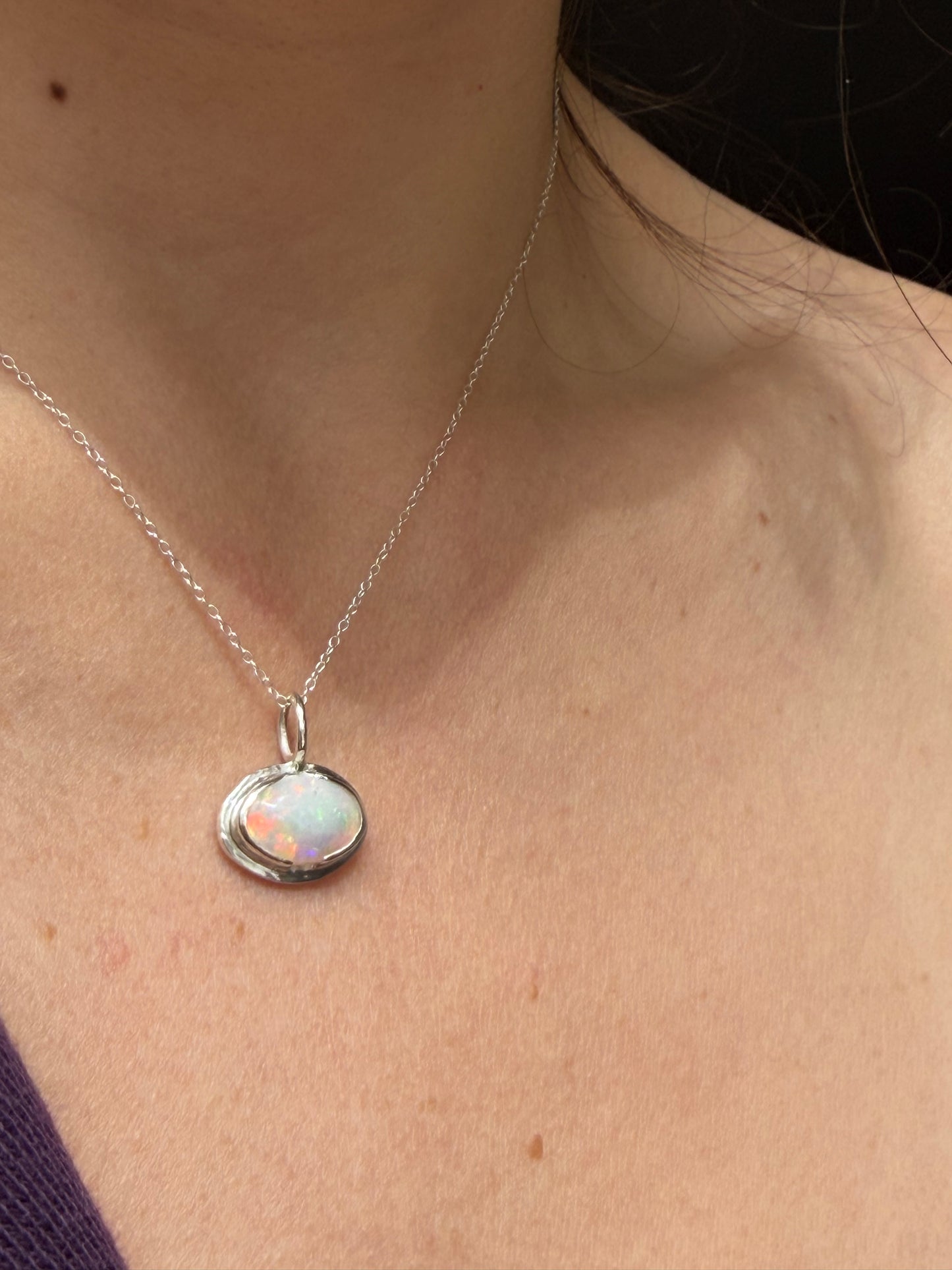 Oval opal Pendant