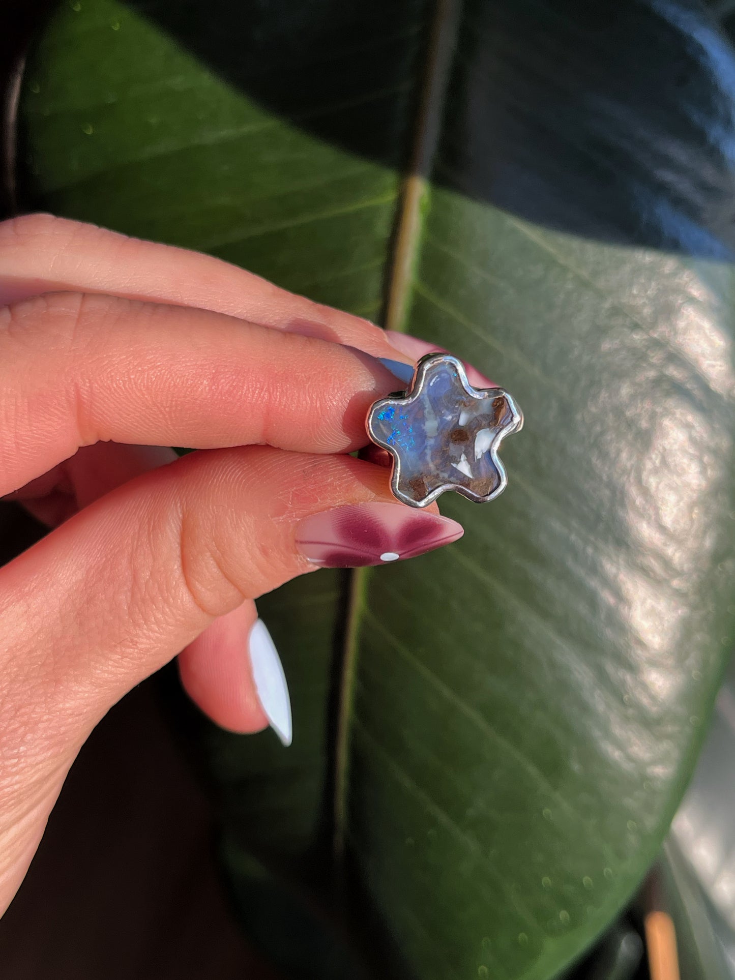 Flower Opal Ring