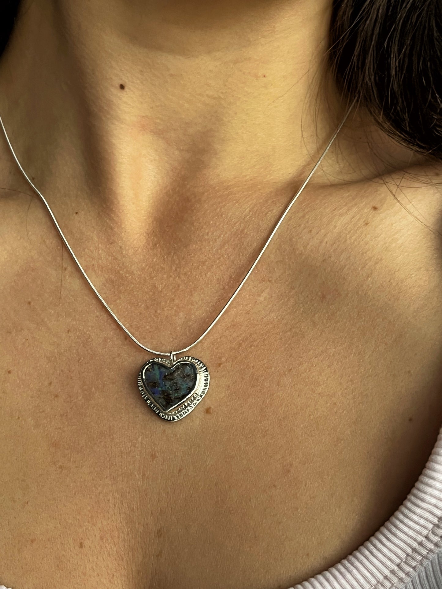 Starburst Heart Pendant