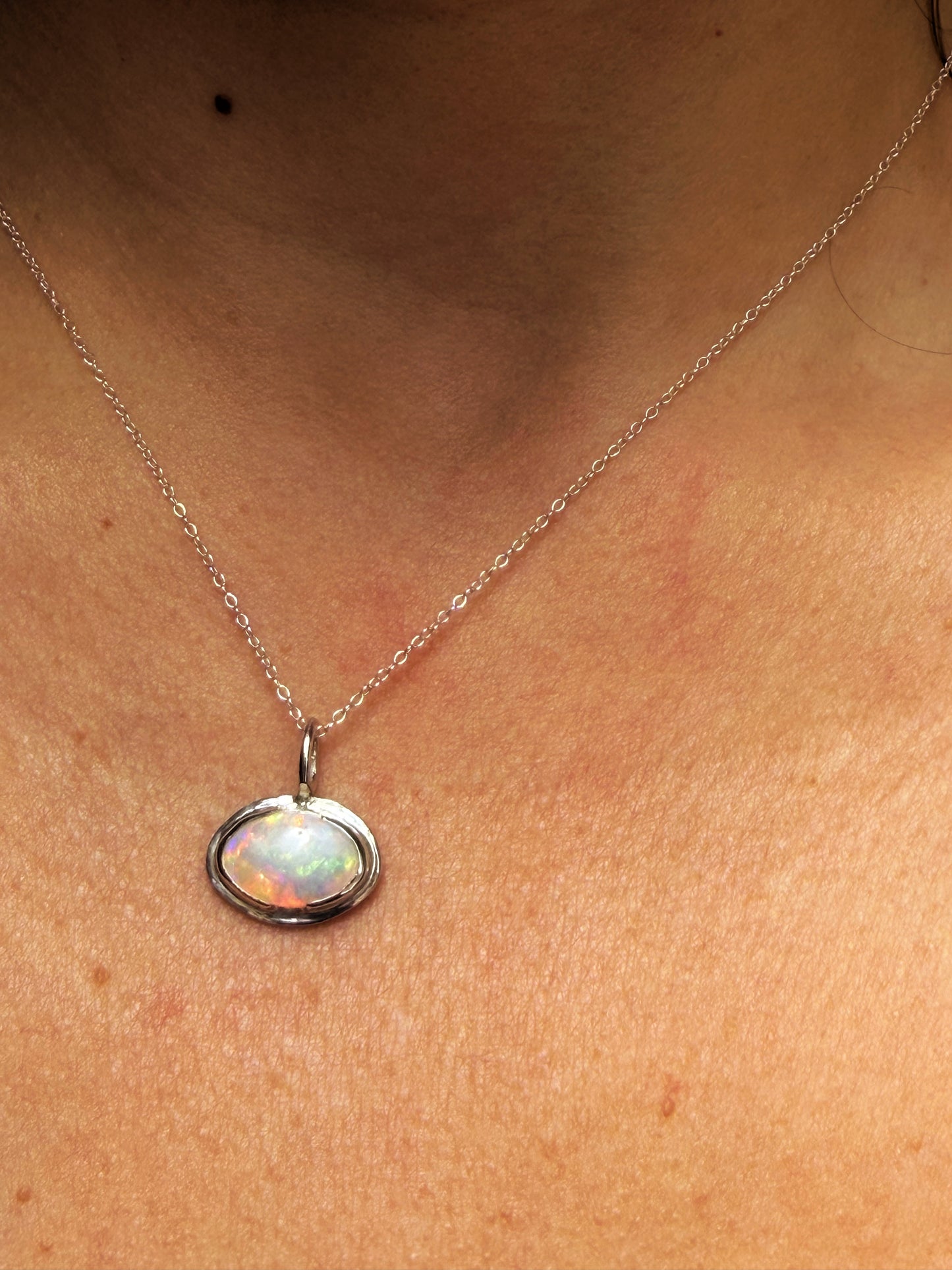 Oval opal Pendant