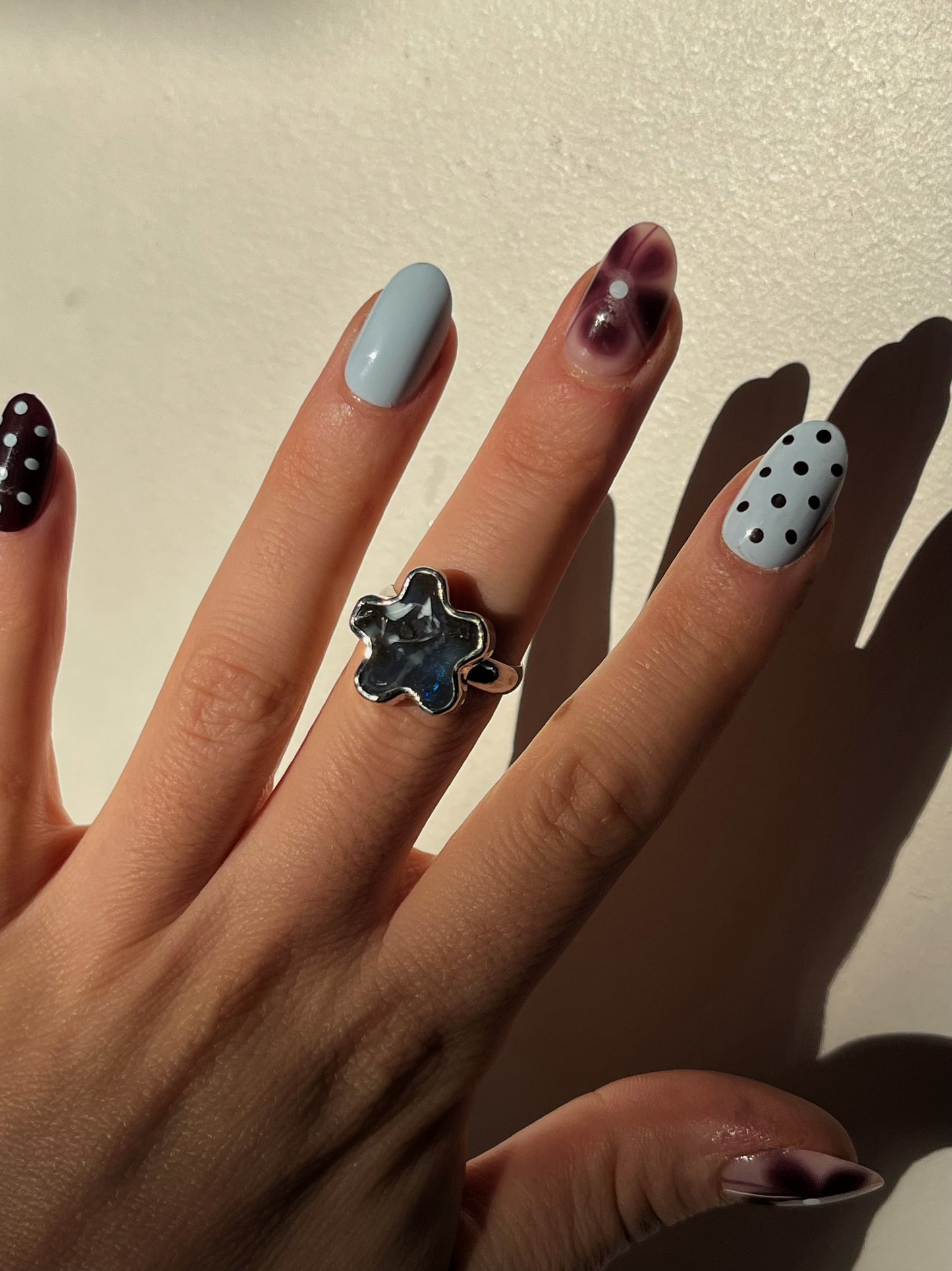 Flower Opal Ring