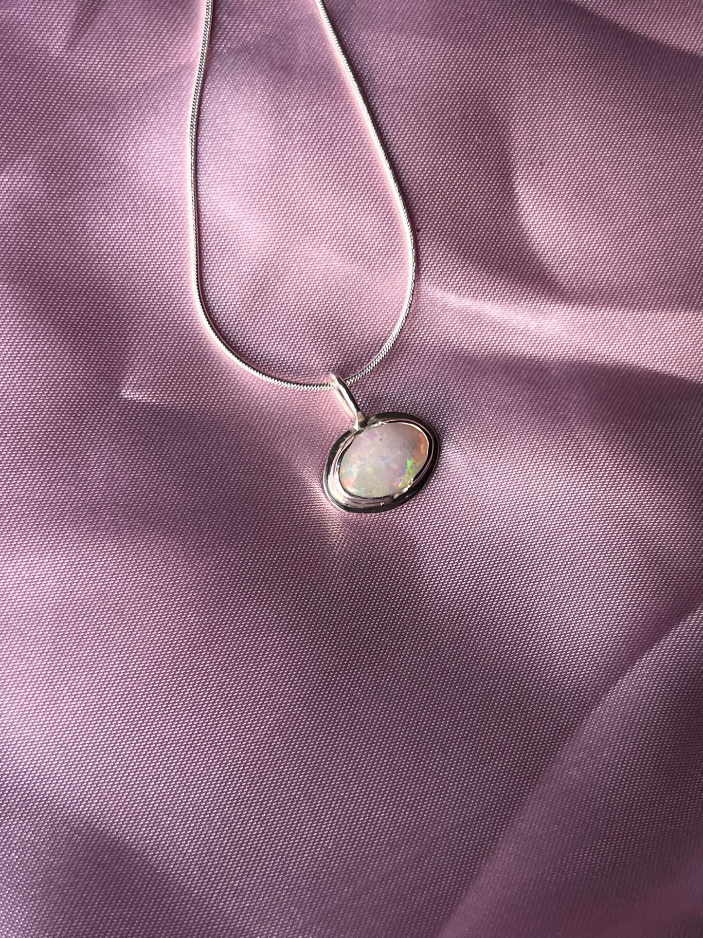 Oval opal Pendant