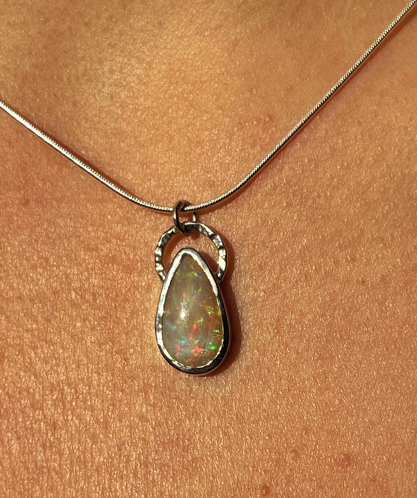 Rainbow Opal Pendant