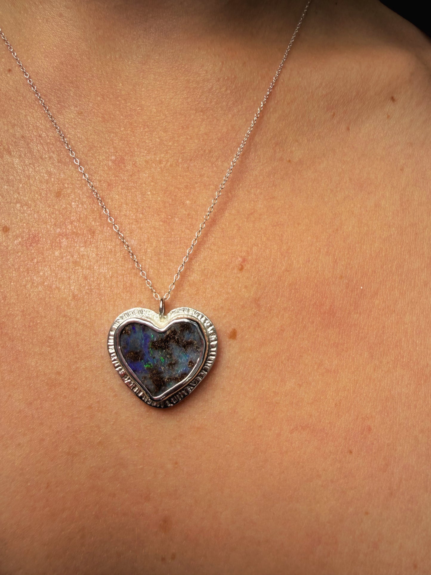 Starburst Heart Pendant