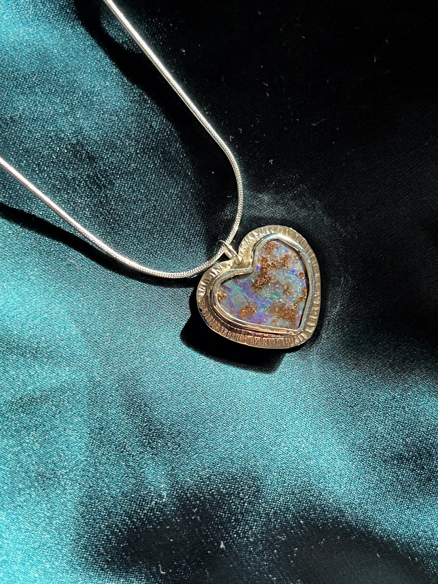 Starburst Heart Pendant