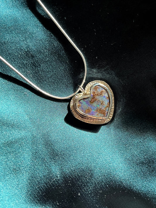 Starburst Heart Pendant
