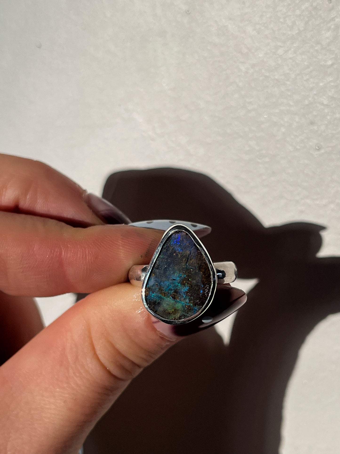 Tropical Blue Opal Ring