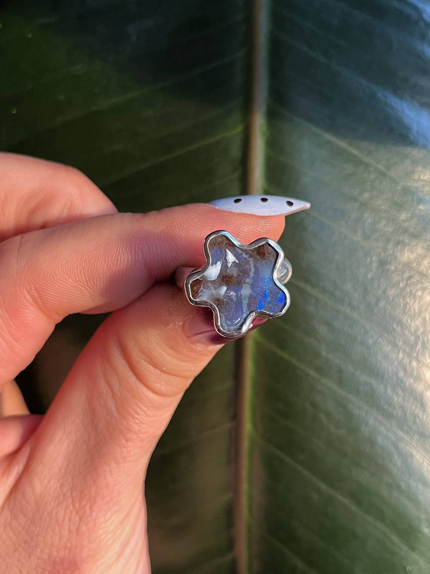 Flower Opal Ring