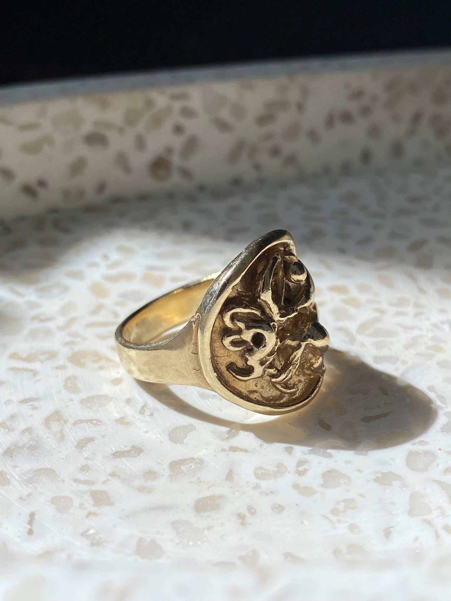 Vintage Sagittarius Signet Ring