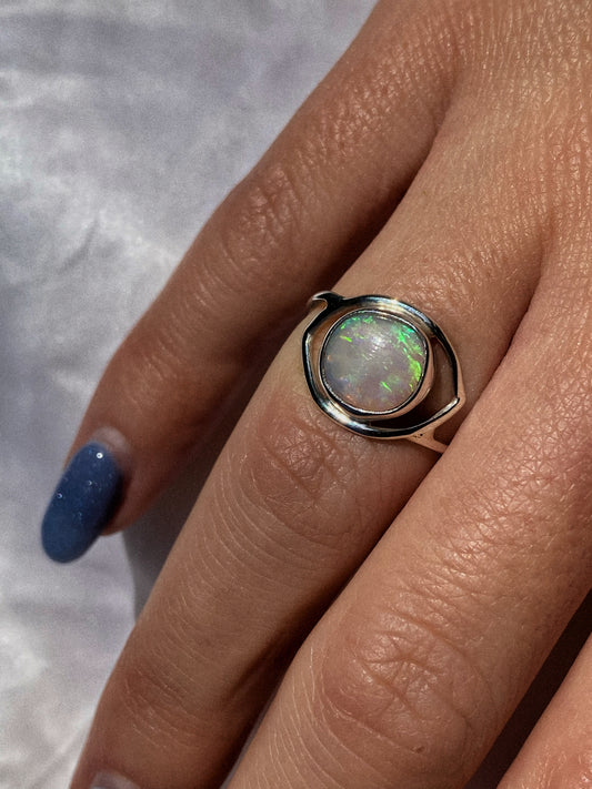 Opal Eye Ring