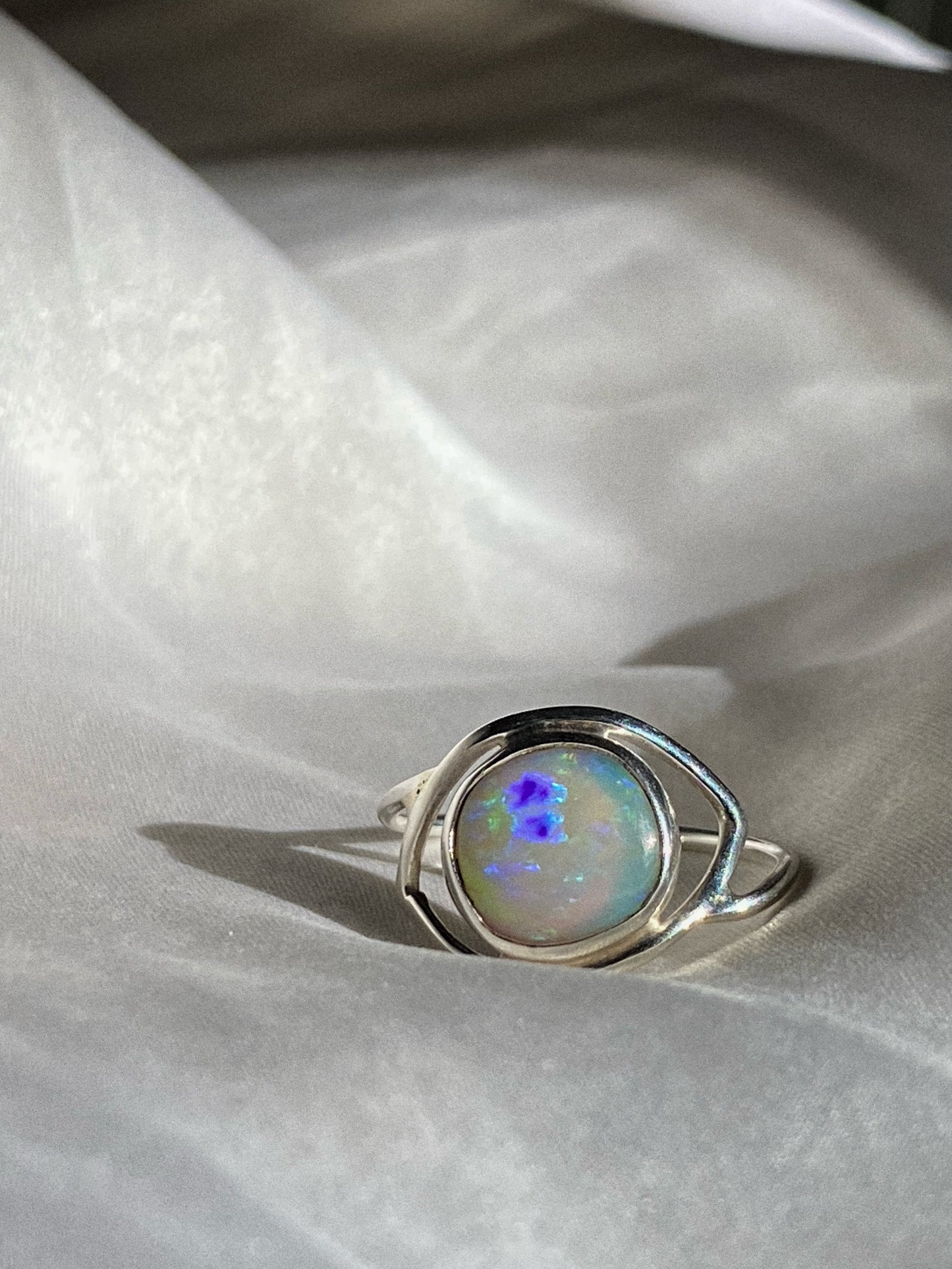 Opal Eye Ring