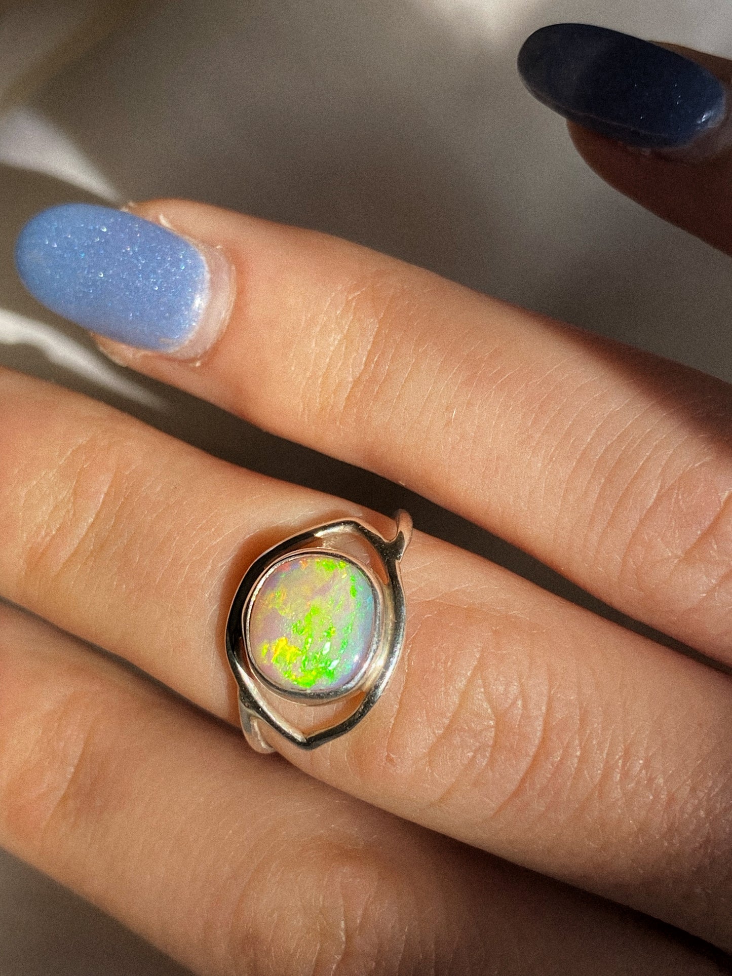 Opal Eye Ring