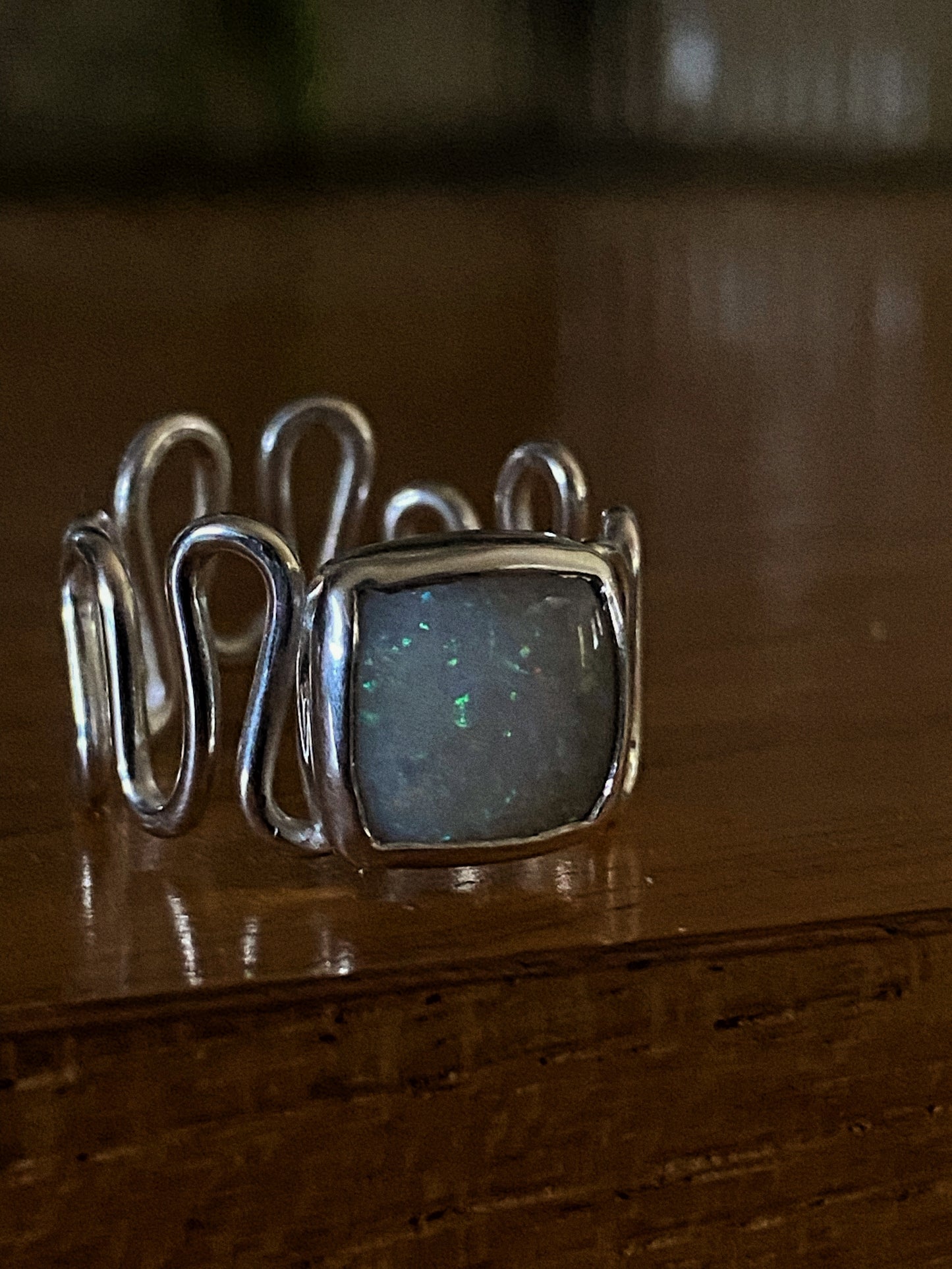 Wavy Baby White Opal